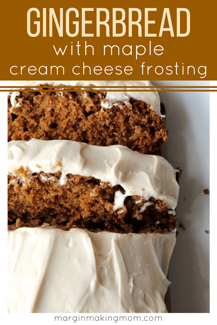 Amazing Gingerbread Loaf with Cream Cheese Frosting