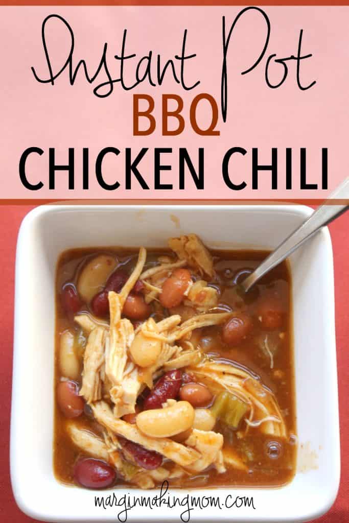 Instant Pot BBQ Chicken is a quick and easy hearty meal! Frugal meals that are delicious are some of my favorites! Instant Pot | Pressure Cooker | Chicken Chili | Frugal Meals