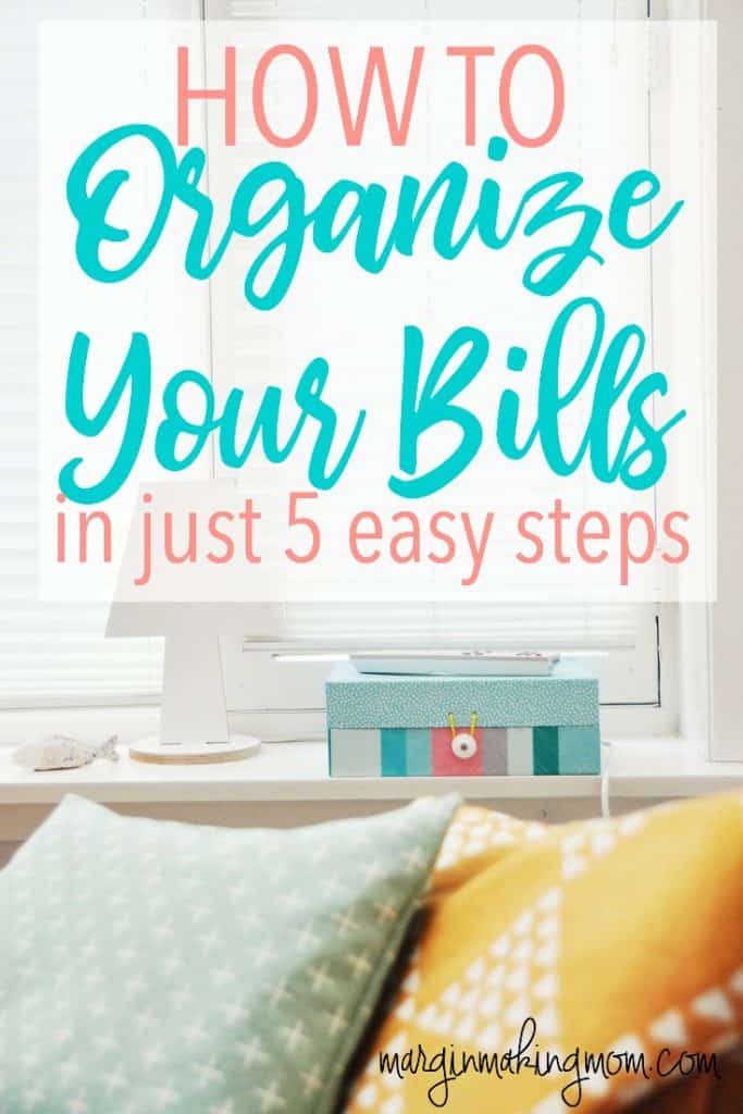 An important step to improving your finances is to organize your bills! When you keep your bills organized, you can save money in fees and penalties, stick to your budget better, and reduce stress! How to Organize Bills | Money Organization | How to Budget