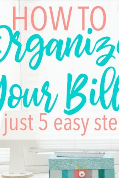 An important step to improving your finances is to organize your bills! By keeping your bills organized, you can save money in fees and penalties, stick to your budget better, and reduce stress! How to Organize Bills | Money Organization | How to Budget