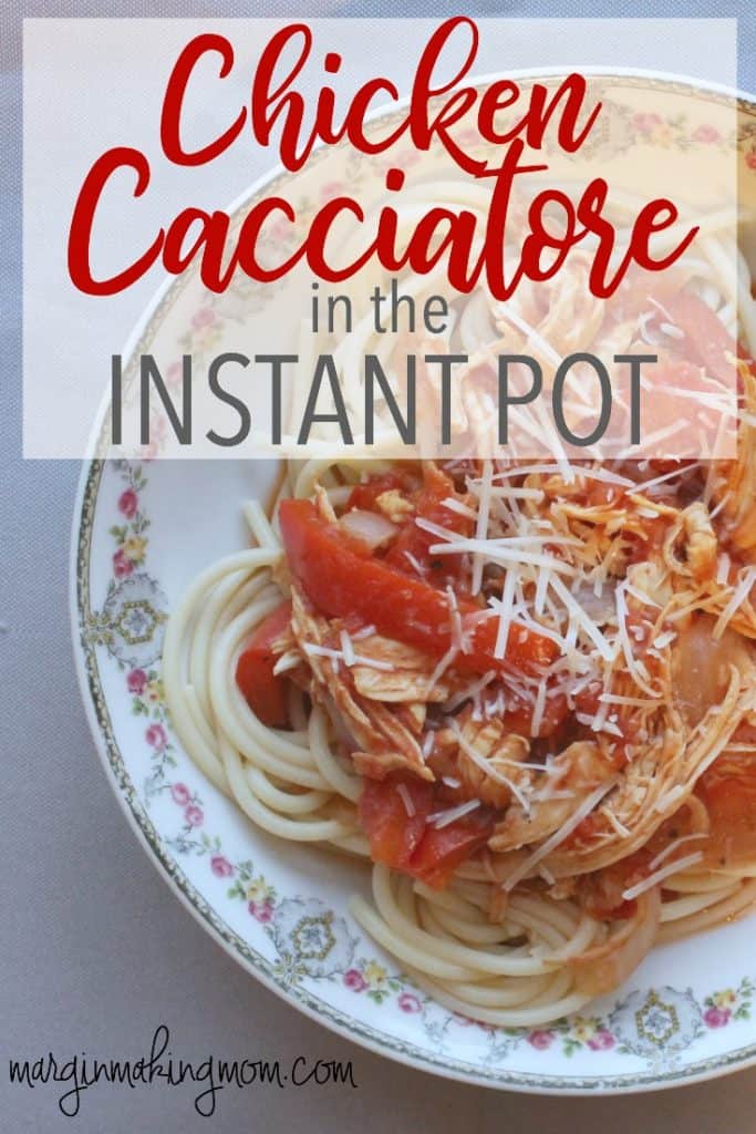 Healthy Chicken Cacciatore Made Simple in the Instant Pot