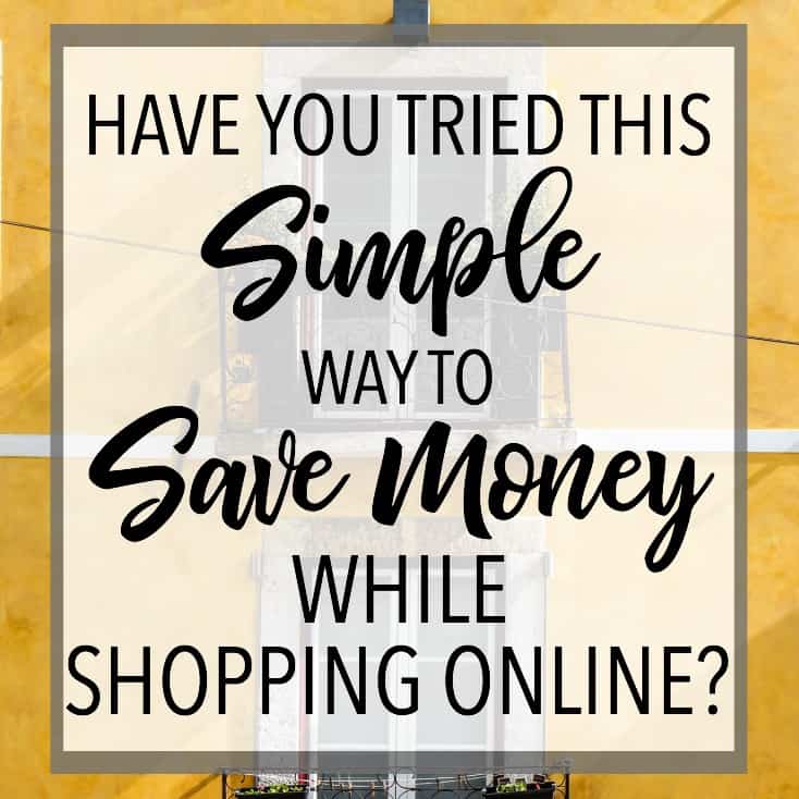 Have you tried this simple way to save money while shopping online? In my case, it's put hundreds of dollars back into MY pocket! Click through to see what you might be missing. How to Save Money | Online Shopping Deals | Save Money Online | Make Money Shopping