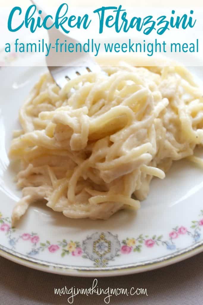 Browned Butter Chicken Tetrazzini is an easy meal idea that your family will love! It's a perfect weeknight meal because it comes together so quickly. Weeknight meal ideas | Frugal meal ideas | Easy meals