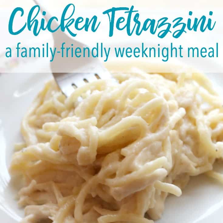 Browned Butter Chicken Tetrazzini is an easy meal idea that your family will love! It's a perfect weeknight meal because it comes together so quickly. Weeknight meal ideas | Frugal meal ideas | Easy meals