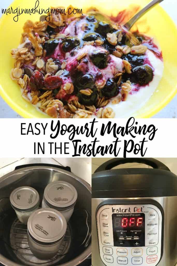 Yogurt making is made simple with the use of the Instant Pot pressure cooker! The Instant Pot makes it easy to maintain the perfect temperature for incubating the yogurt culture. Click through to learn how! Instant Pot Yogurt | Instant Pot Recipes | Yogurt Making