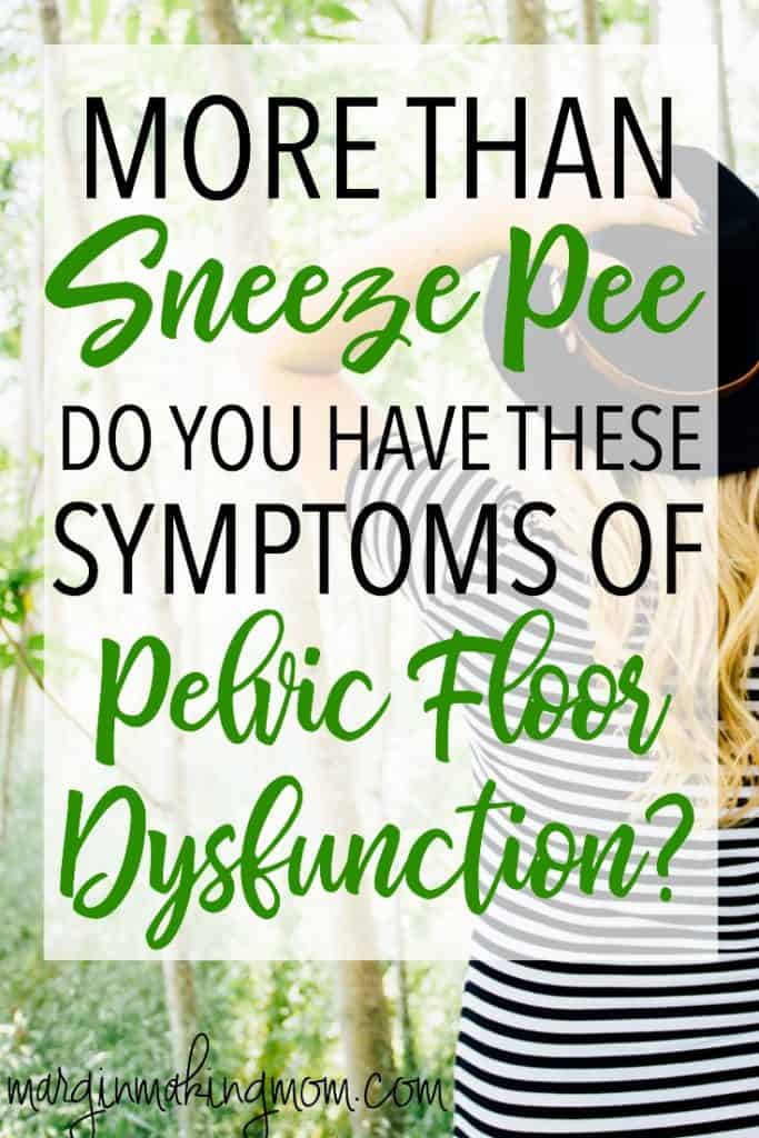 Pelvic Floor Dysfunction is one of the most common conditions after pregnancy. Learn about the condition, the symptoms, and options to treat prolapse and other pelvic floor dysfunctions! Click through to read more.