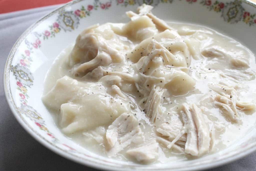 Love chicken and dumplings but don't have a lot of time? These chicken and dumplings in the pressure cooker are quick, easy, and delicious! Click through to find out how to make them! Pressure Cooker Chicken and Dumplings | Instant Pot Chicken and Dumplings | Easy Pressure Cooker Meals