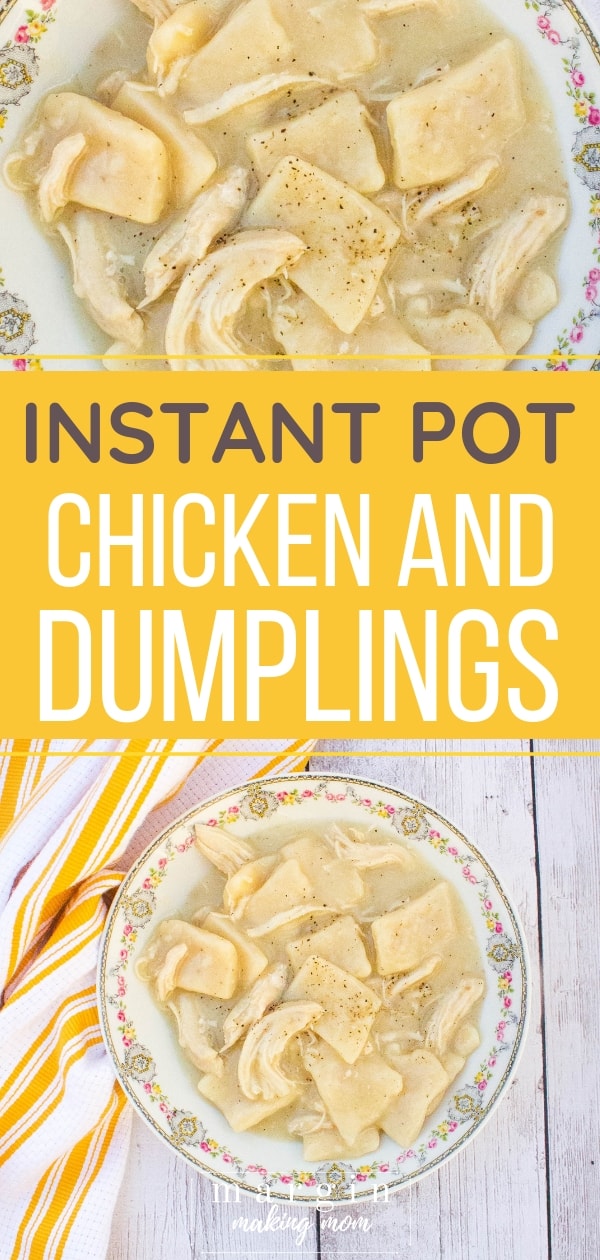 The Best Instant Pot Chicken and Dumplings (Cracker Barrel Copycat