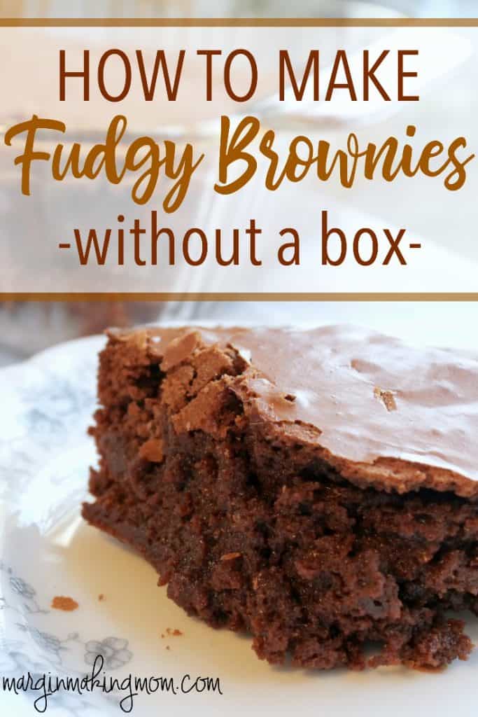 Many homemade brownie recipes are just a big let-down. But these are the best brownies from scratch! They really are better than the box! Best brownie recipe | Brownies from scratch | Homemade fudgy brownies