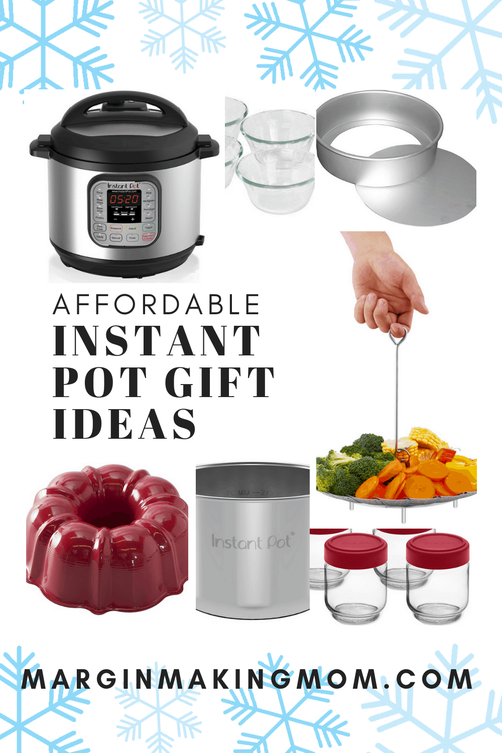 collage of Instant Pot gift ideas