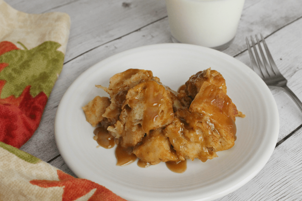 You'll love how easy it is to make this caramel pumpkin spice bread pudding in the pressure cooker! It saves time and the result is warmly decadent! Click through to learn how! Instant Pot Bread Pudding | Pumpkin Bread Pudding in the Pressure Cooker | Pressure Cooker Breakfasts | Pressure Cooker Desserts