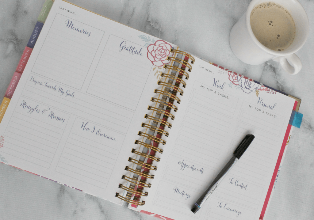 The Brilliant Life Planner helps you focus and prioritize your week!