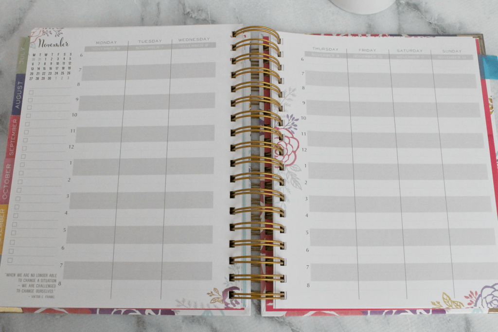 The Brilliant Life Planner has weekly time block sheets that help you organize your day in a realistic way.