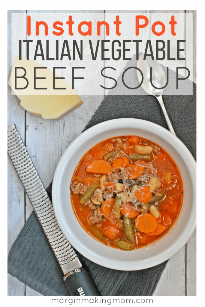 How To Make Italian Vegetable Beef Soup In The Instant Pot