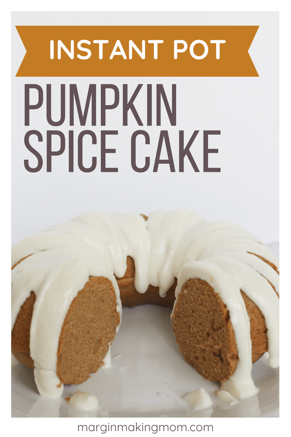 Instant Pot Pumpkin Bundt Cake - Mama's On A Budget