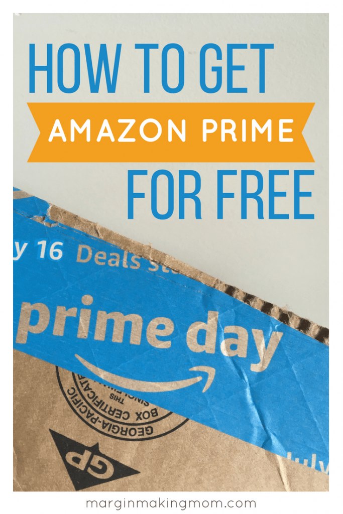 Amazon prime for free box