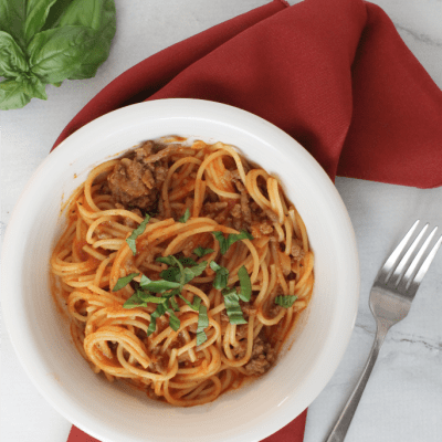 Instant Pot spaghetti