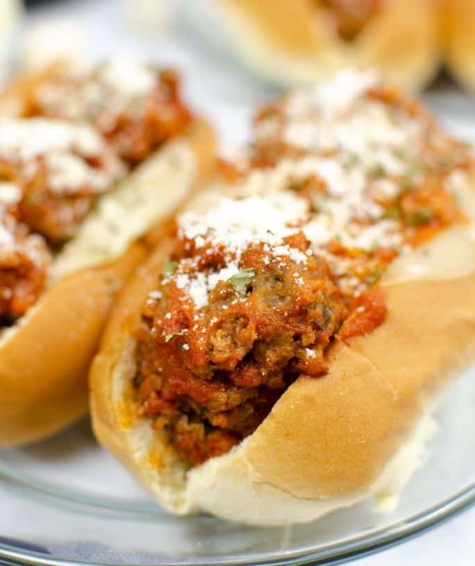 Instant Pot Pressure Cooker Meatball Subs
