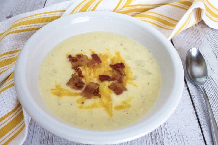 Quick and Easy Instant Pot Potato Soup - Margin Making Mom®