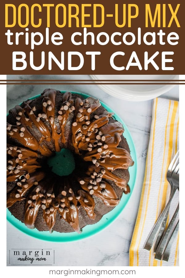 Triple Chocolate Mini Bundt Cakes Recipe - Dash of Grace