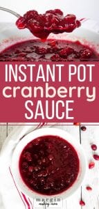 Instant Pot Cranberry Sauce - Margin Making Mom®