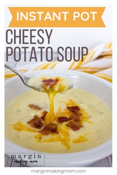 Quick and Easy Instant Pot Potato Soup - Margin Making Mom®