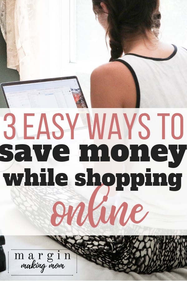 woman at computer, showing how to save money shopping online