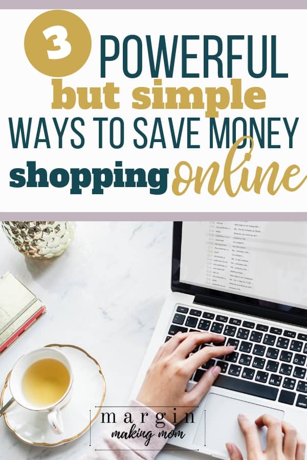 woman's hands on a computer, shopping online