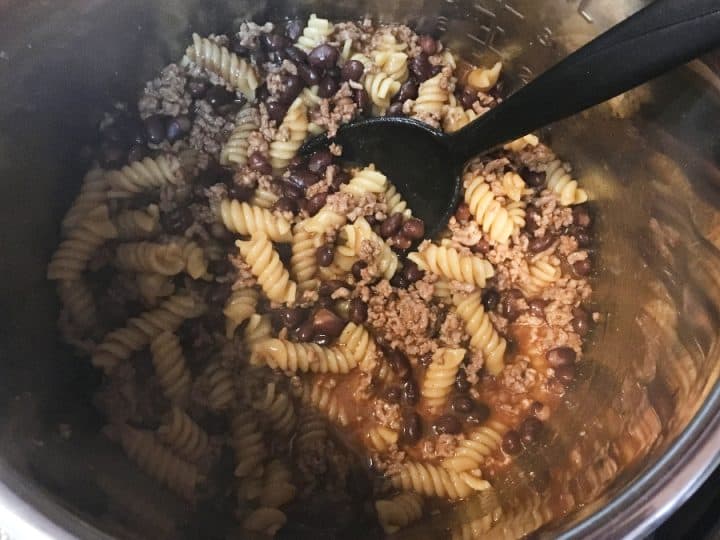 How to Make Beef Enchilada Pasta in the Instant Pot Margin Making Mom®