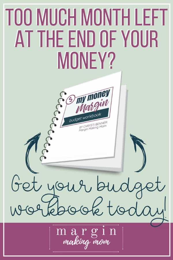 Are you tired of getting to the end of the month with no money? Do you look around and wonder where it all went? If so, a budget is one of the best tools to get your finances on track! Get started with this budget workbook, which can help you get organized and make progress toward your goals. #budgetworkbook #personalfinances #budget