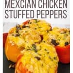 Instant Pot pressure cooker stuffed peppers with chicken