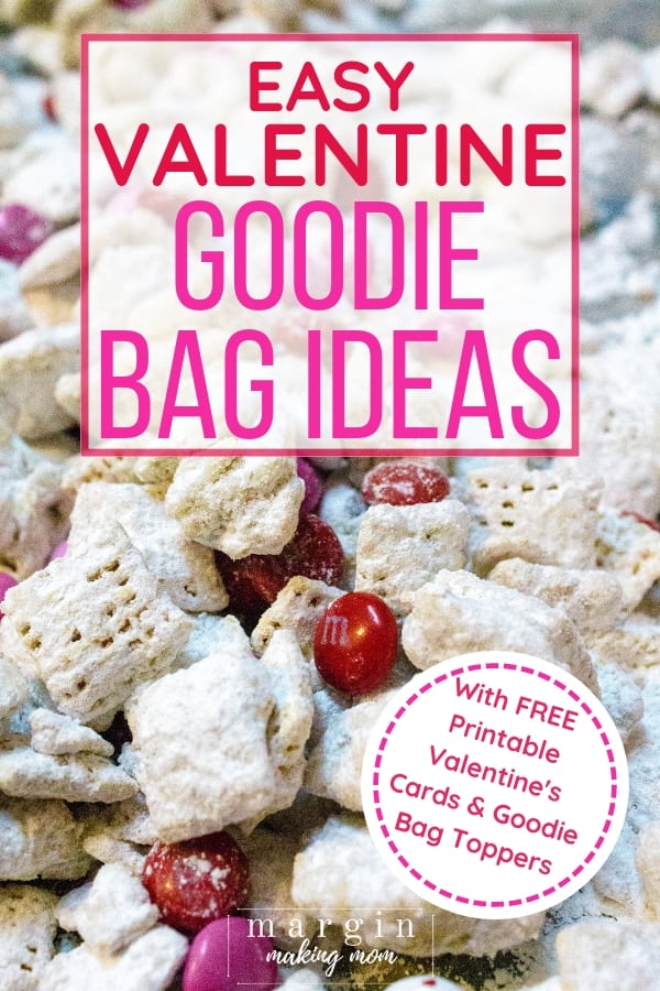 Valentine's snack mix for goodie bags