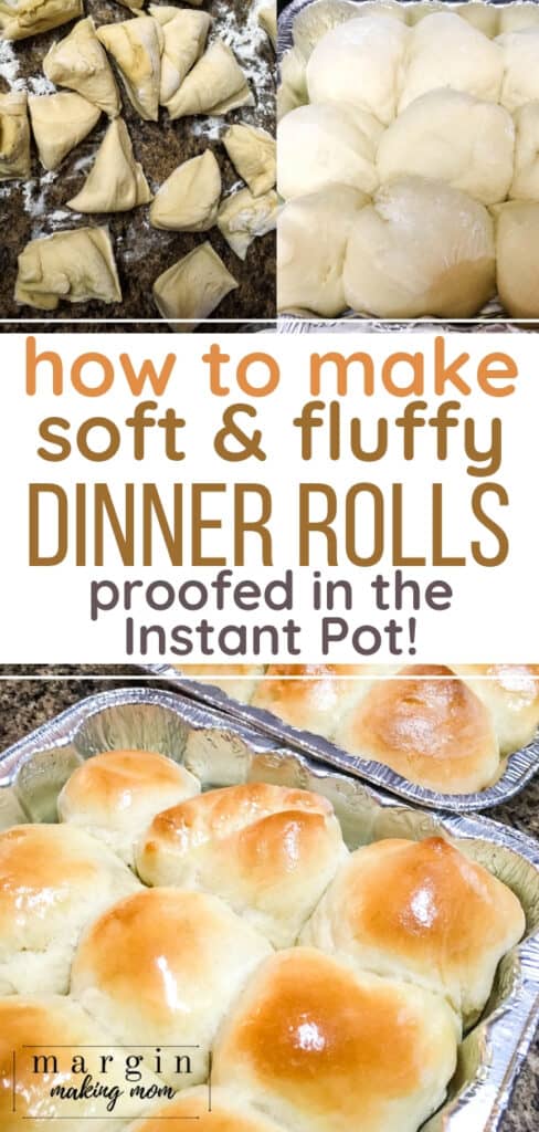 Perfect Homemade Instant Pot Dinner Rolls - Margin Making Mom®