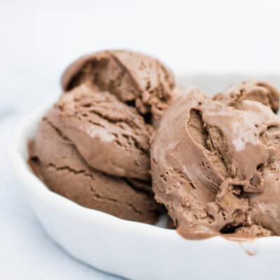 No-Churn Chocolate Peanut Butter Ice Cream