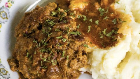 Ninja Salisbury Steak #Recipe For Ninja Cooking System