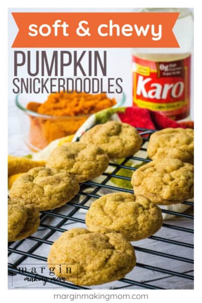 Soft and Chewy Pumpkin Snickerdoodles - Margin Making Mom®