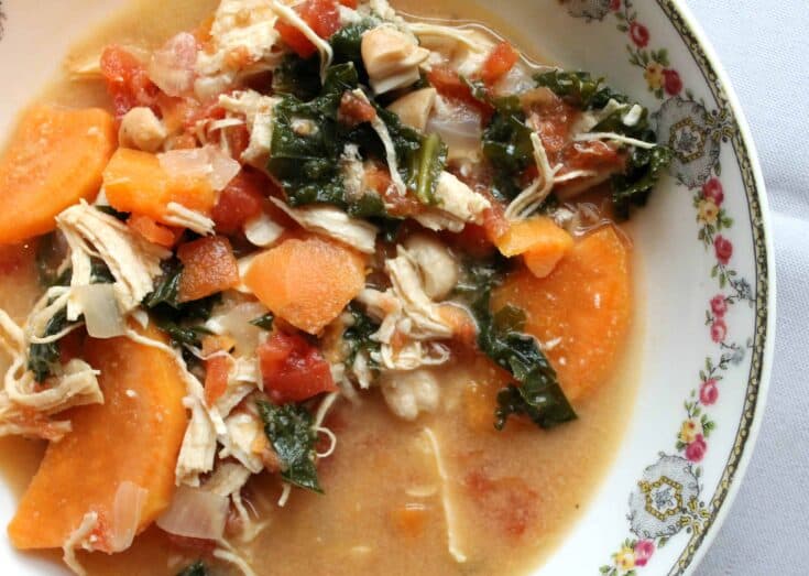 Quick and Easy West African Peanut and Chicken Soup