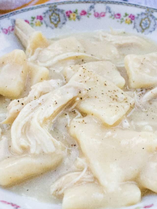 Copycat Cracker Barrel Chicken and Dumplings - Margin Making Mom