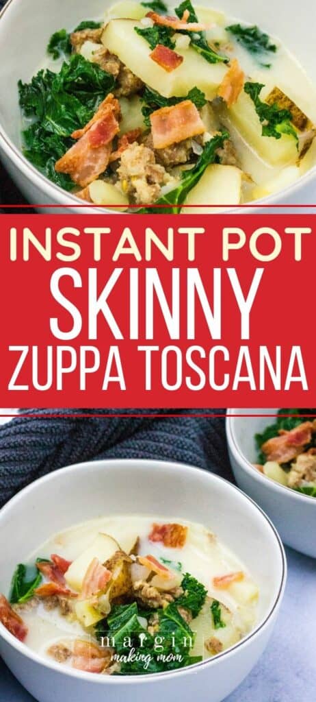 bowls of healthy zuppa toscana