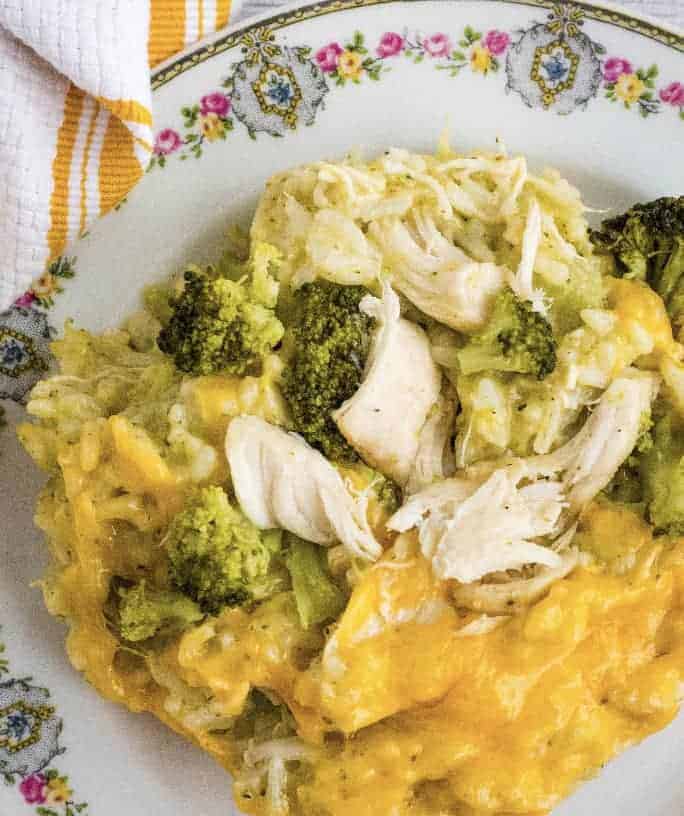 Cheesy Instant Pot Chicken, Broccoli, and Rice