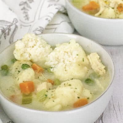 Instant Pot Chicken and Dumplings with Bisquick