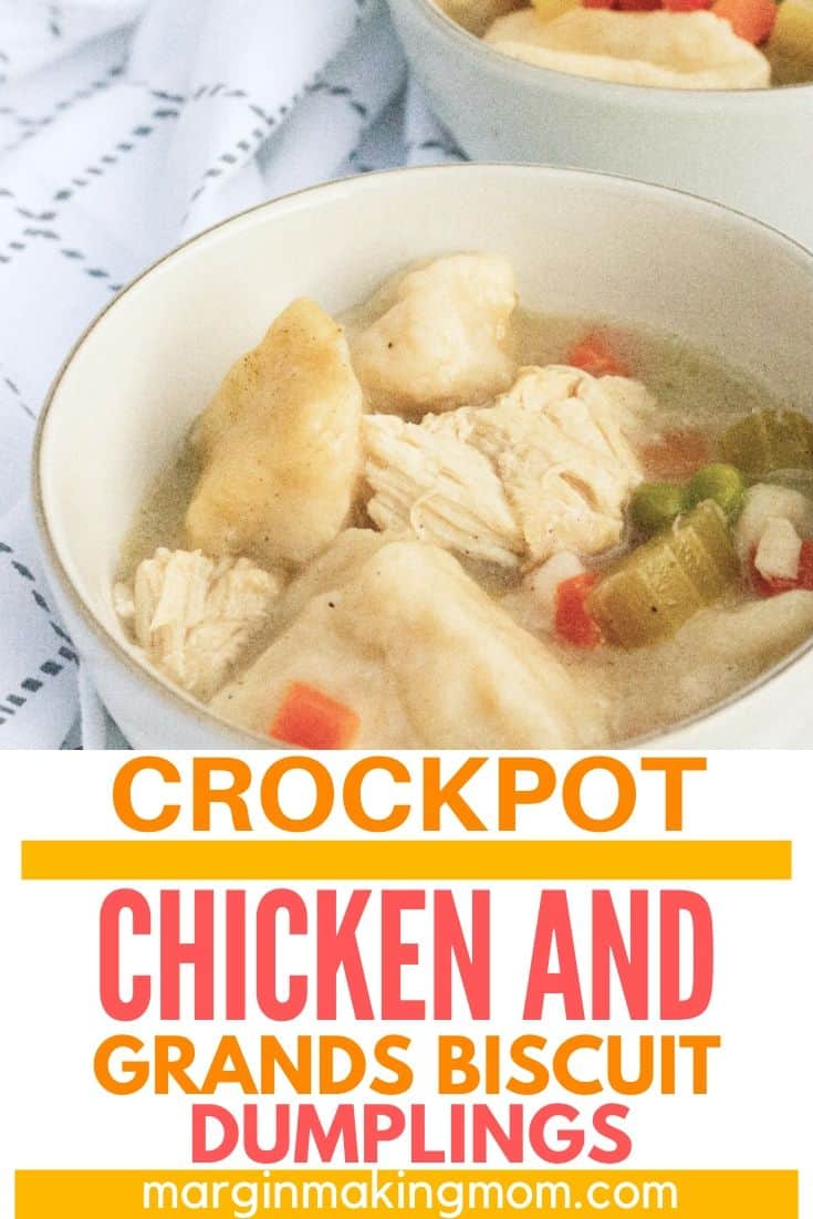 Crockpot Chicken and Dumplings with Grands Biscuits Margin Making Mom®