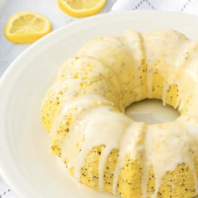 Instant Pot Lemon Poppy Seed Bundt Cake