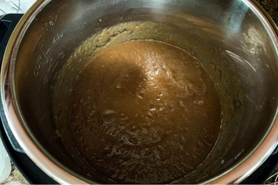 apple butter in an Instant Pot