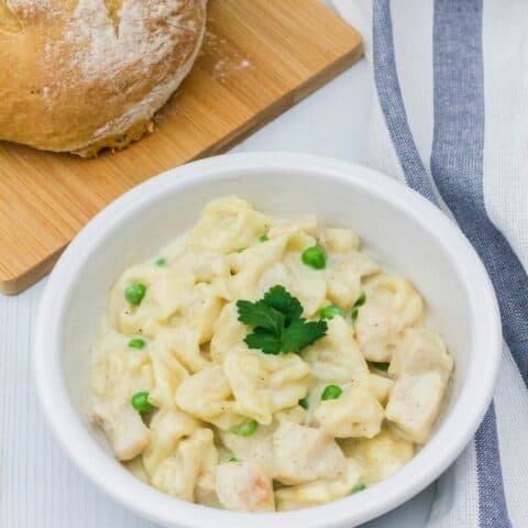 Instant Pot Tortellini Alfredo with Chicken-image