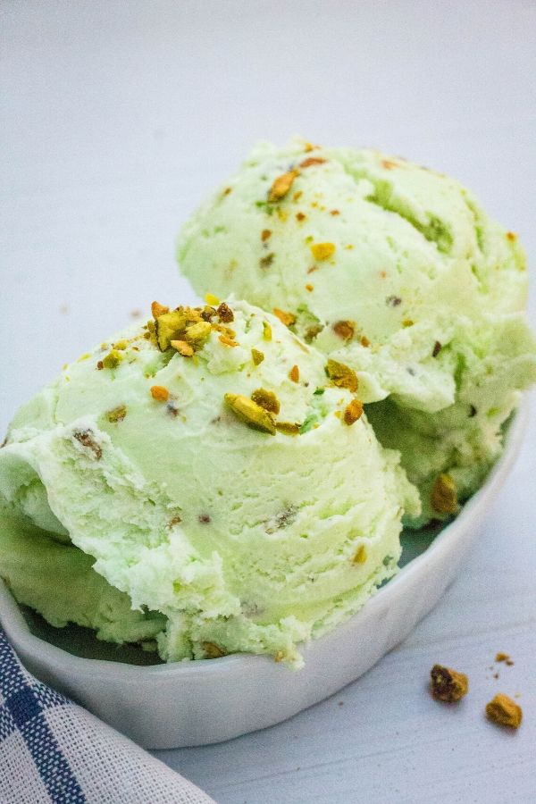 Easy No-Churn Pistachio Ice Cream - Margin Making Mom