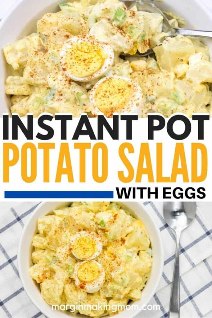 dishes of potato salad