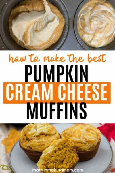 Easy Pumpkin Cream Cheese Muffins - Margin Making Mom®