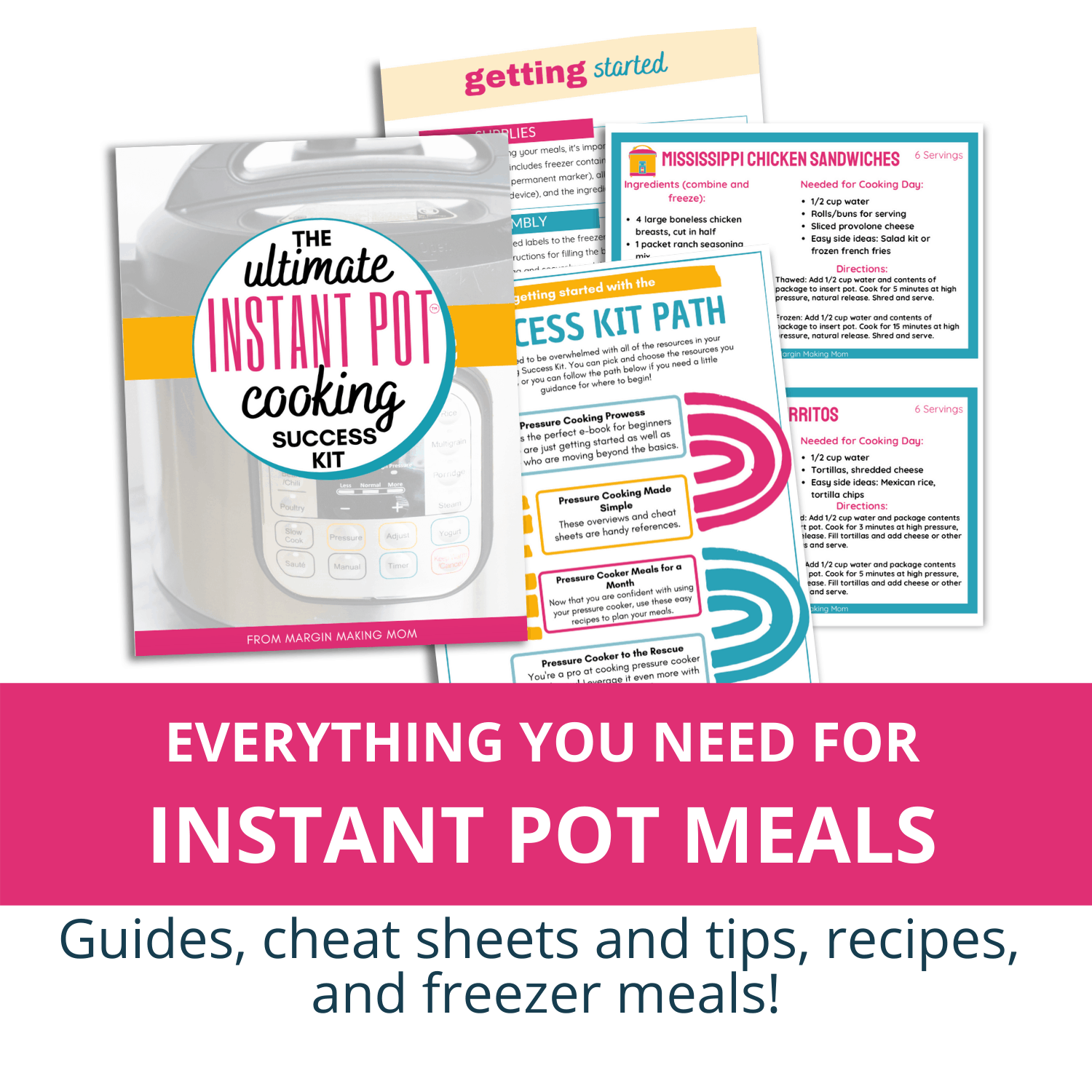 cover images of instant pot cooking success kit