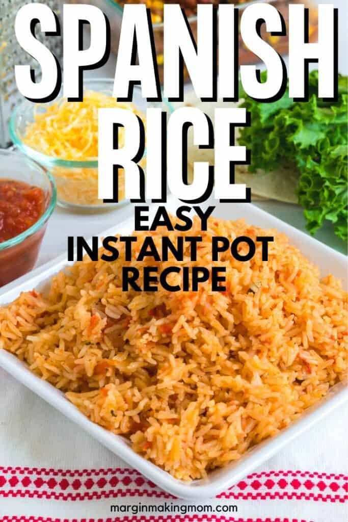 Instant Pot Spanish Rice (for Your Next Taco Tuesday!) - Chef Savvy